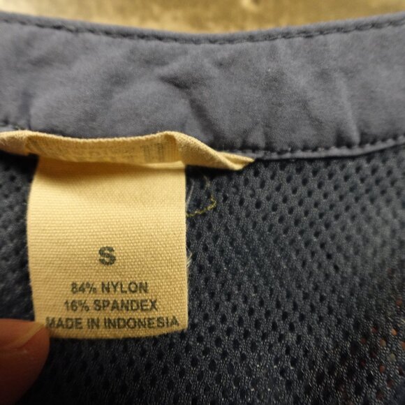 Duluth Trading DuluthFlex Sidewinder Tunic Women’s Small Slate Blue Floral - Picture 4 of 12